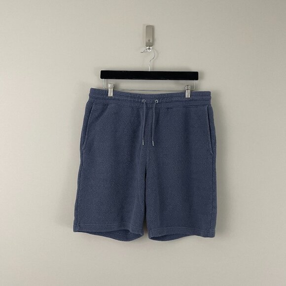 Faherty Other - Faherty Whitewater Pull On Sweat Shorts in Navy Blue Men's Size XXL